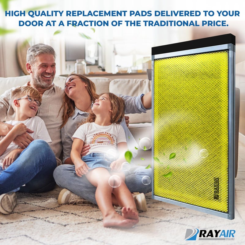 RAYAIR SUPPLY 20x20 Replacement Filter Pads Designed to Fit MicroPower Guard Air Cleaner 20x20 Refills (3 Pack) YELLOW - Image 5